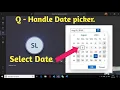 Real interview Question - How to handle date picker in selenium Selenium java