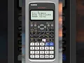 iteration on a Casio fx-991EX in under a minute