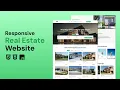 Responsive Real Estate Website with HTML CSS and JavaScript Complete Tutorial