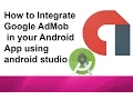 How to Integrate Google AdMob ad in Android App using android studio