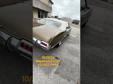 1972 Oldsmobile Cutlass $24,900 Maple Motors #cutlass #oldsmobile #1972 #maplemotors #sportscars