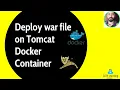 Deploy war file on Tomcat Docker Container