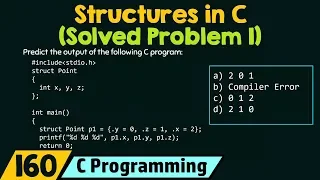 Structures in C Solved Problem 1