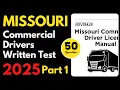 Missouri Commercial Drivers Written Practice Test Part 1 CDL Written Practice Test