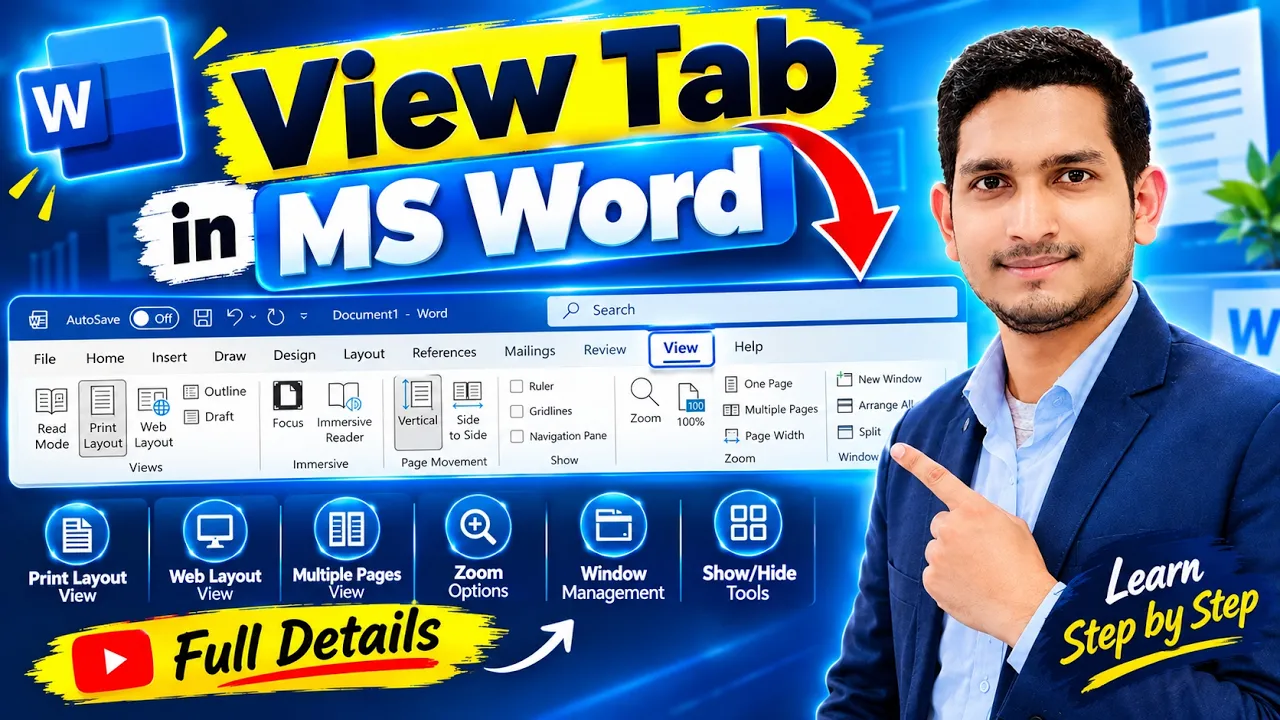 View Tab in MS Word