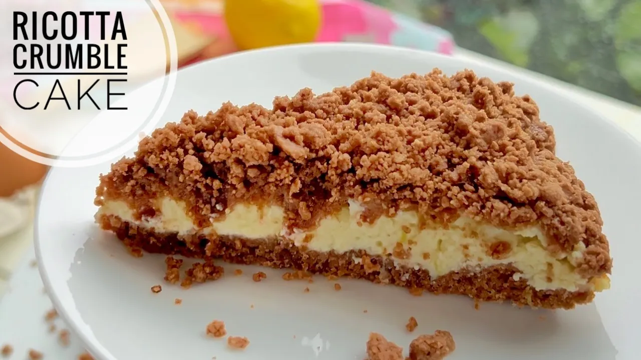The Best Italian Ricotta Crumble Cake recipe