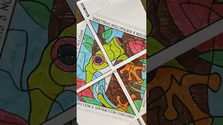 Math coloring activity for addition subtraction of 2 digit numbers