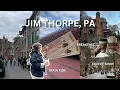 EXPLORING JIM THORPE PA l train ride shopping breakfast and more