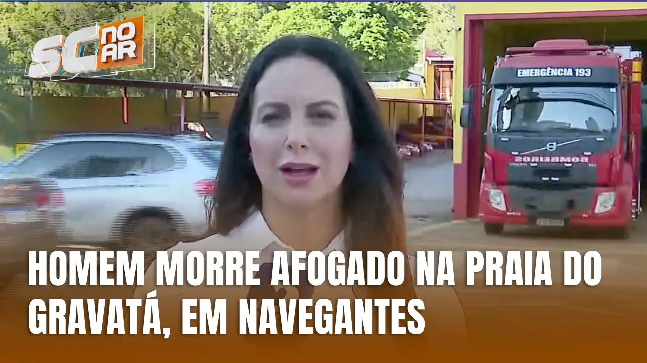 Homem morre afogado na Praia do Gravatá, em Navegantes; corpo é encontrado por banhistas