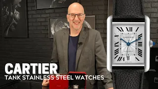 Cartier Tank Must XL vs Cartier Tank Solo Steel Watches Review SwissWatchExpo