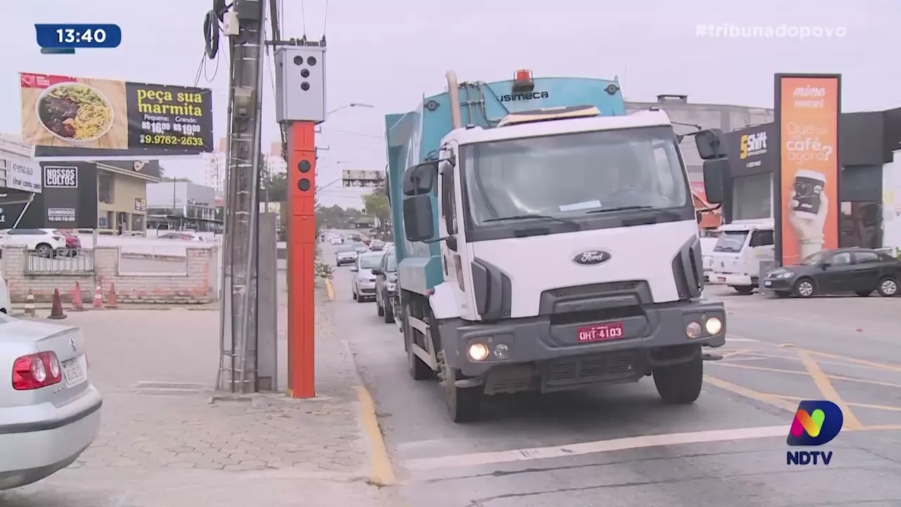 Radares em Joinville: funcionando há um mês, já foram registradas mais de 700 infrações