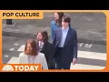 Stars of Beatles Biopic Spotted Recreating Abbey Road Cover