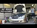 HOW TO REMOVE AND REPLACE THE MAF SENSOR ON MERCEDES W211