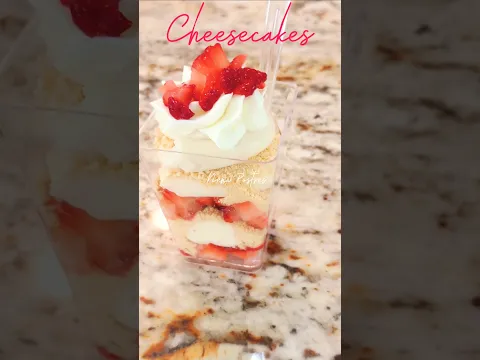 Cheesecakes SIN HORNO faciles rápidos y RIQUÍSIMOS 😋 #postre #recetas #delicioso