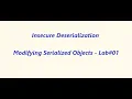 Modifying serialized objects - Lab