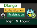 Django Course Part - 9 Authentication Login Registration System