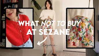 SEZANE Clothing Items NOT WORTH Purchasing Ep 2 What Not To Buy