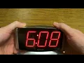 Set the Alarm and Clock on a Sharp SPC033D Alarm Clock