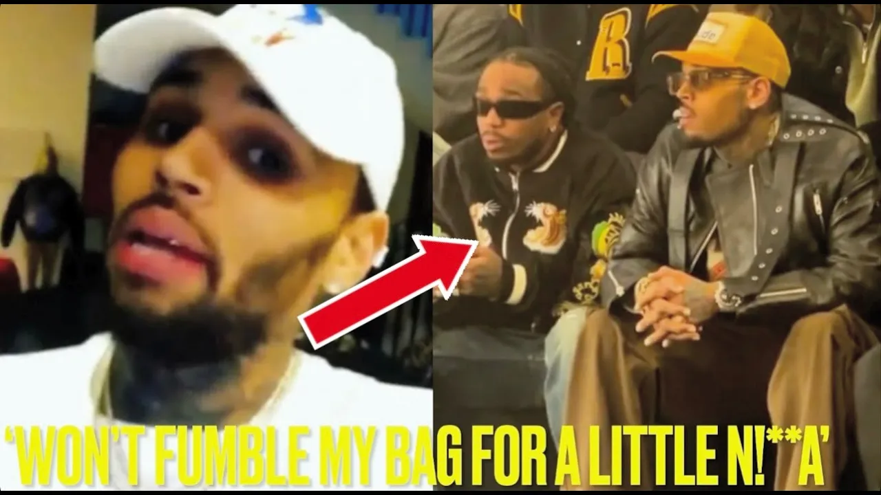 Chris Brown GOES OFF After QUAVO Was Seated Next To Him At Fashion Show Amidst Their BEEF