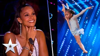 7 year old skylar blu wows with contemporary dance auditions bgt 2022