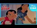 Download Lagu Stitch Settles Into His New Home | Lilo and Stitch | Disney Kids