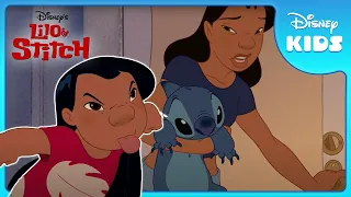 Stitch Settles Into His New Home Lilo And Stitch Disney Kids 