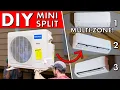 Download Lagu DIY MULTI-ZONE Ductless MINI SPLIT Installation in New Construction!