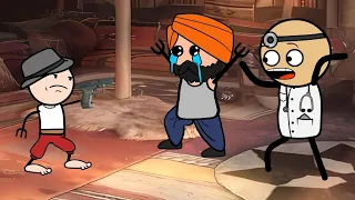 المعلم سلطان اشتغل مع الدكتور ربيع الحلقة 6 توين تون 