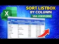 Excel VBA UserForm Trick Sort ListBox Columns Like Excel