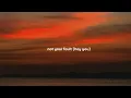 Download Lagu not your fault (hey you) - yaeow | speedup version | lyrics