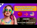 Download Lagu How to Translate Chinese Video to English Subtitles | AI Subtite Translator