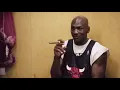 Michael Jordan talking trash with baseball bat and cigar