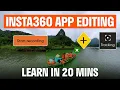 Insta360 App 2 0 Beginners Guide How To Edit And Reframe 360 Insta360 X5 X4 X3 Tutorial