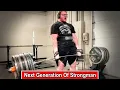 Broden - Next Gen Strongman, Shows Deadlift PR