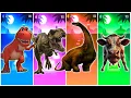 Download Lagu 🦖🔥Jurassicworld Ping Fong Dinosaurus🆚The Tyranosauru🆚The Dinosaurus🆚The Cow Dance