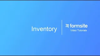 Manage Inventory with your Formsite form