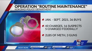 16 charged in Kokomo drug sweep nearly 2 pounds of meth seized