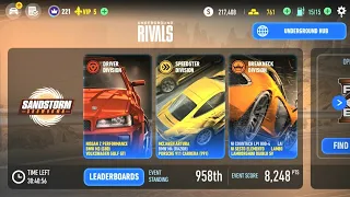 nfs no limits sandstorm all tier s underground rivals 