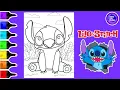 Coloring Stitch from Lilo Stitch Coloring Book Page Markers