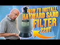 How to Replace a Hayward Sand Filter 220T New Hayward Sand Filter Installation - Aquanut Academy
