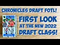 2022 Panini Chronicles Basketball Draft Picks First Off The Line FOTL Box Break New 2022 Rookies