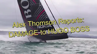 WoW HUGO BOSS REPORTS DAMAGE Vendee Globe Report #28