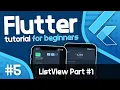 Flutter Tutorial For Beginners - ListView Part 1