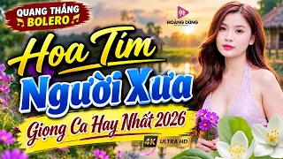 Hoa Tím Người Xưa ✨ LK Nhạc Sống Trữ Tình Bolero Toàn Bài Hay Tuyển Chọn 2026 ✨Giọng Ca Độc Lạ