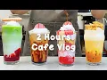 🥨항상 인기 1위, 요거트 스무디🍨지치고 힘들 땐 음료 ASMR로 힐링해요/2시간 모음🤎2 Hours Vlog/Cafe Vlog/ASMR/Tasty Coffee