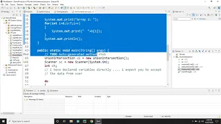 Union-Intersection Code Java No