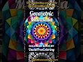 Geometric Mandala Coloring Books Coloring Printable Pages for Adult