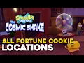 SpongeBob Squarepants The Cosmic Shake All Fortune Cookie Locations Nurse Quest Guide