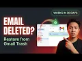 How to Recover Deleted Emails in Gmail Restore from Trash