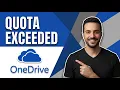 OneDrive Error Quota Exceeded Easy Fix Guide